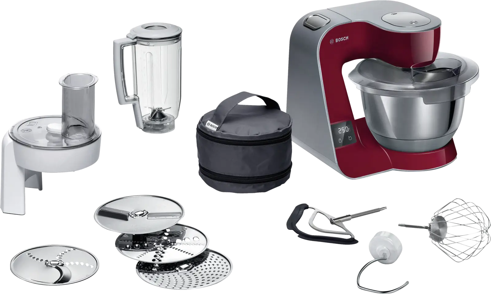 BOSCH MUM5X720 Keukenmachine - Rood