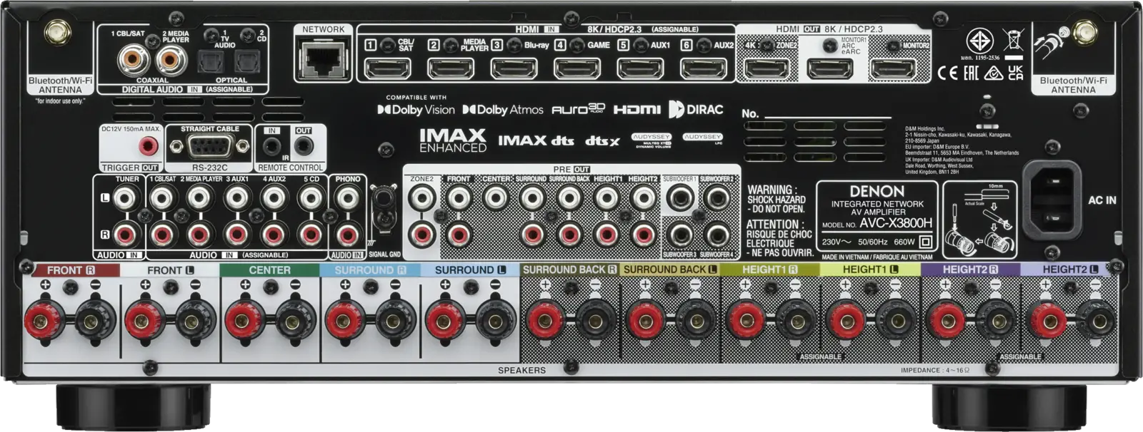Denon AVC-X 3800H 9.4 AV-receiver