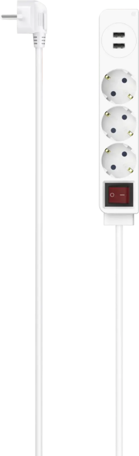 223181 SDL 3F 1,4M/USB-A 17W/M.SCH/BS