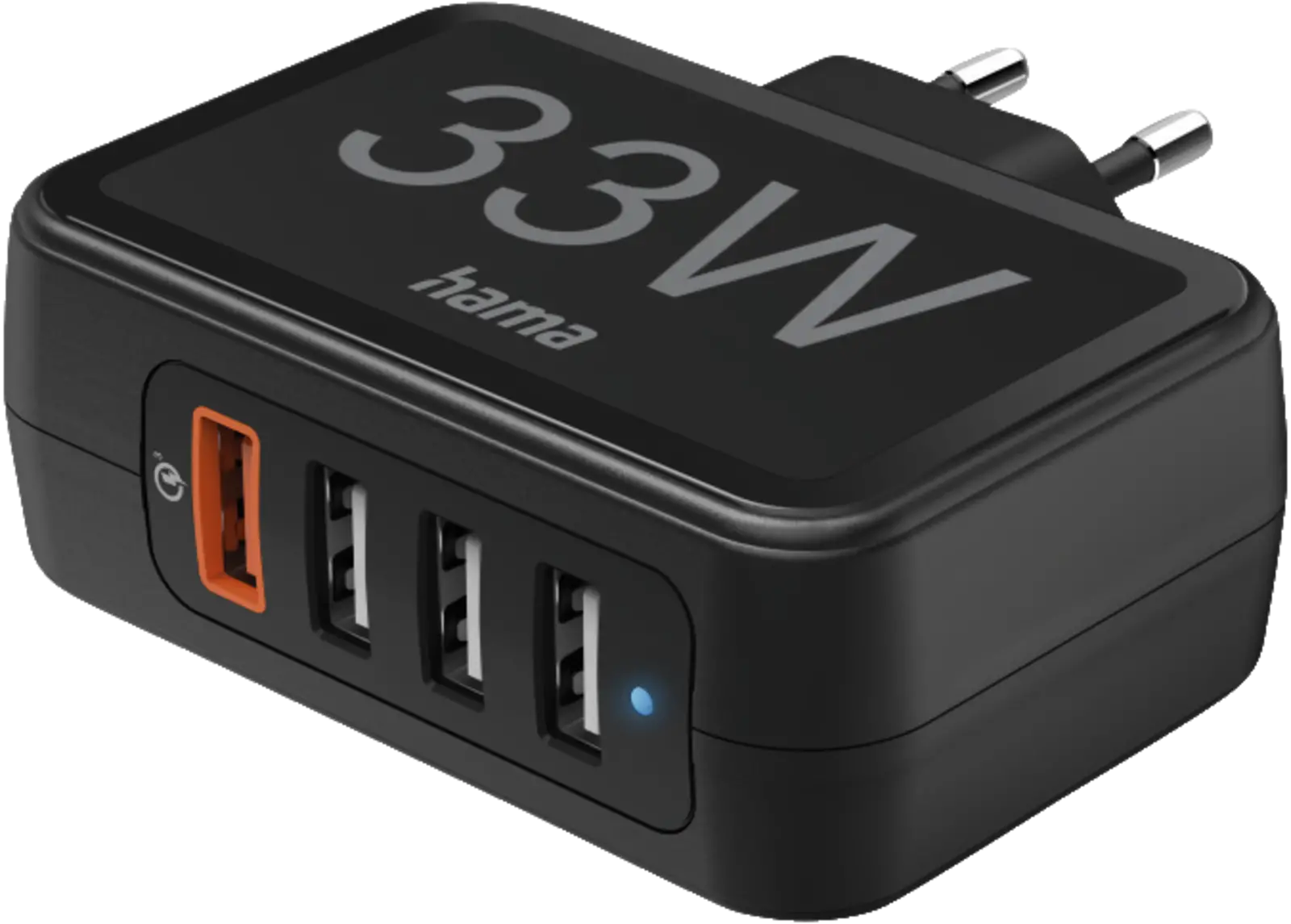 Oplaadstation, 33 watt, 4-voudig (1xQC3.0, 3xUSB-A)