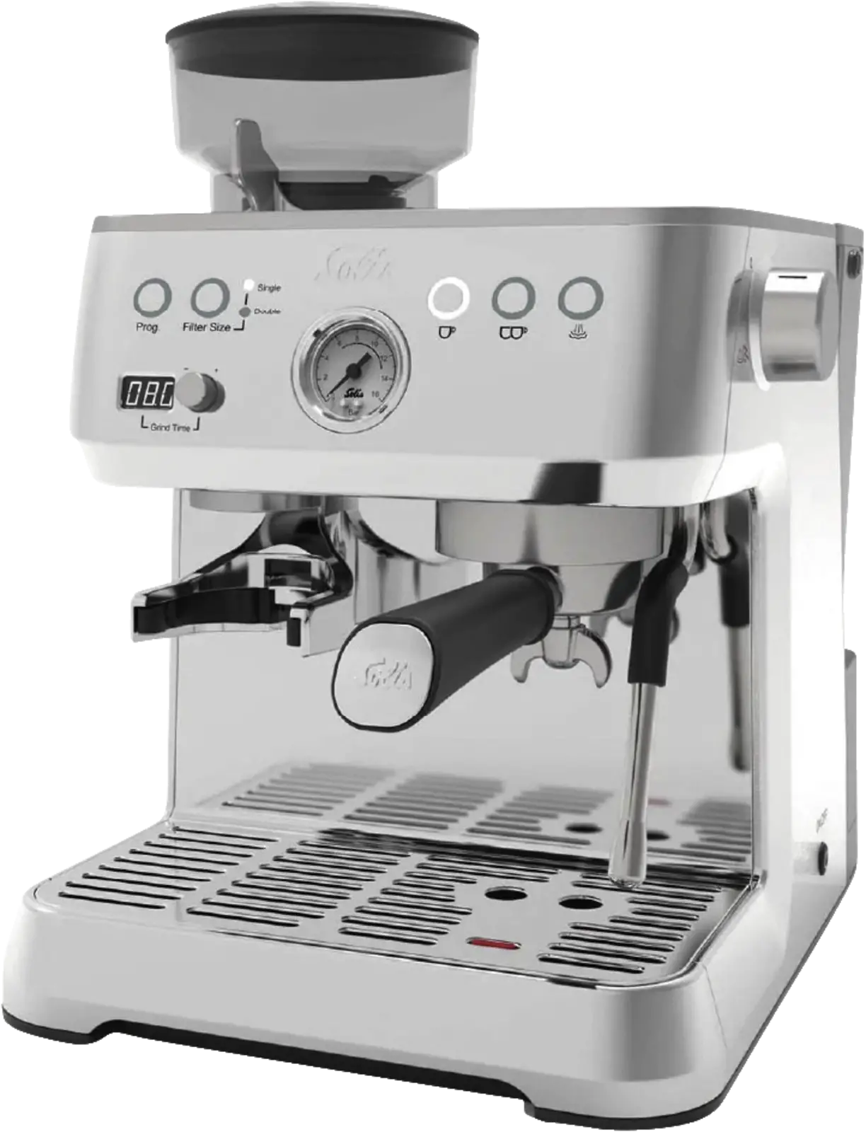Solis 1019 Grind & Infuse Perfetta Pistonmachine - Espressomachine - RVS