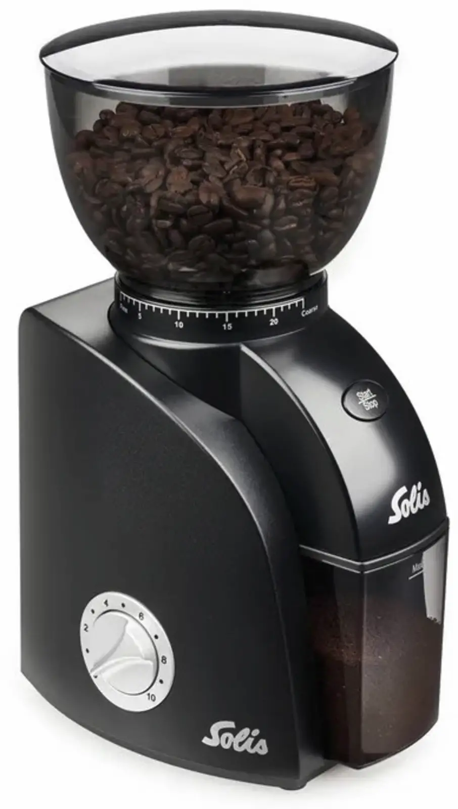 Solis 1662 Scala Zero Static Koffiemolen Elektrisch - Koffiemaler - Zwart