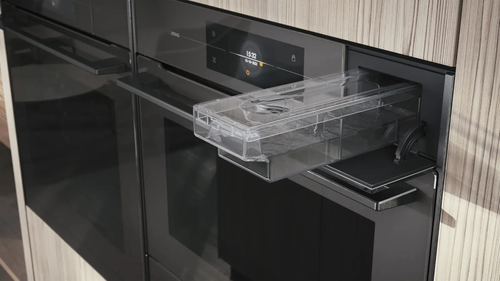 ATAG CSX4685M Multifunctionele Inbouw 3-in-1 Oven - Pearl Grey