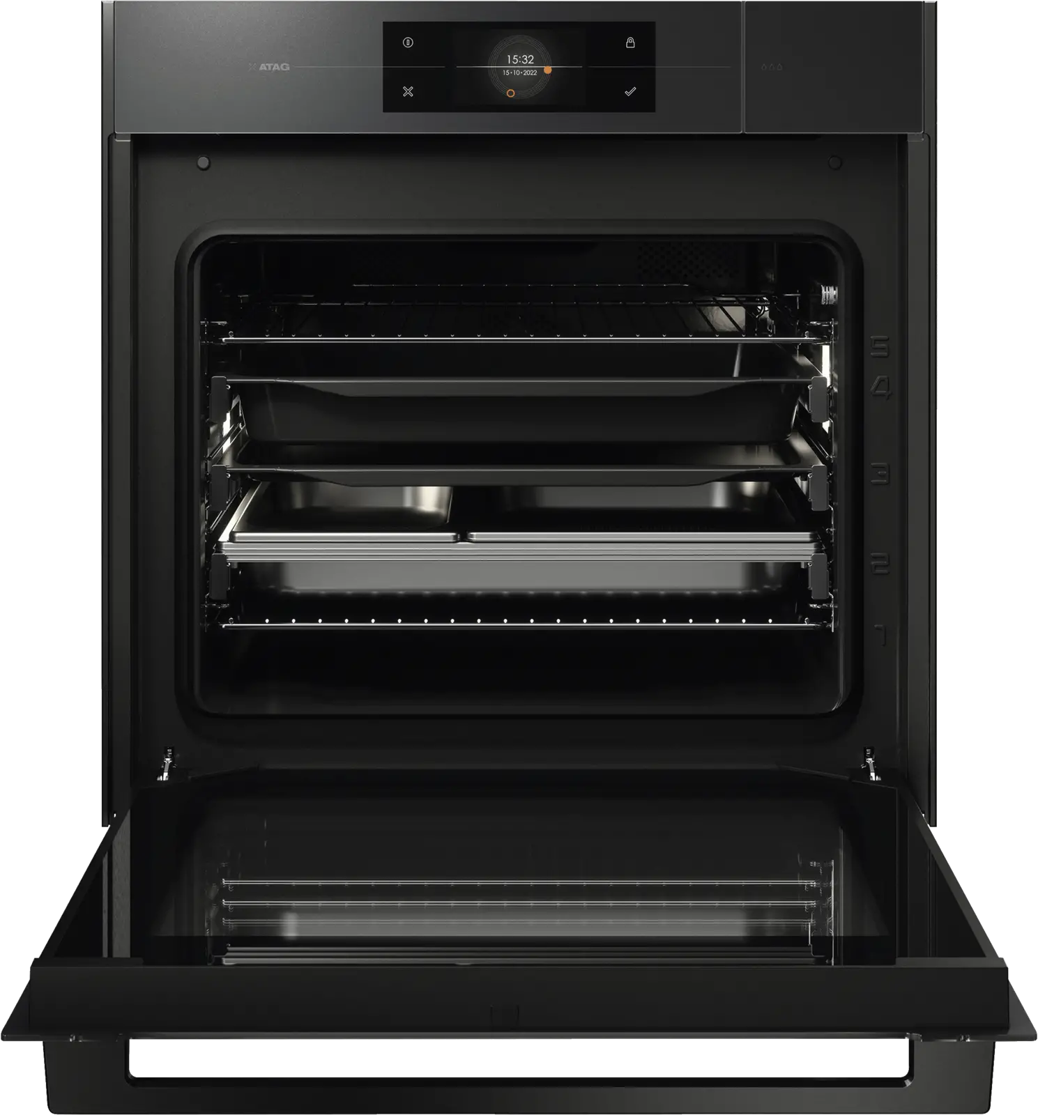 ATAG CS6585M1C Combi Stoomoven - Pearl Grey