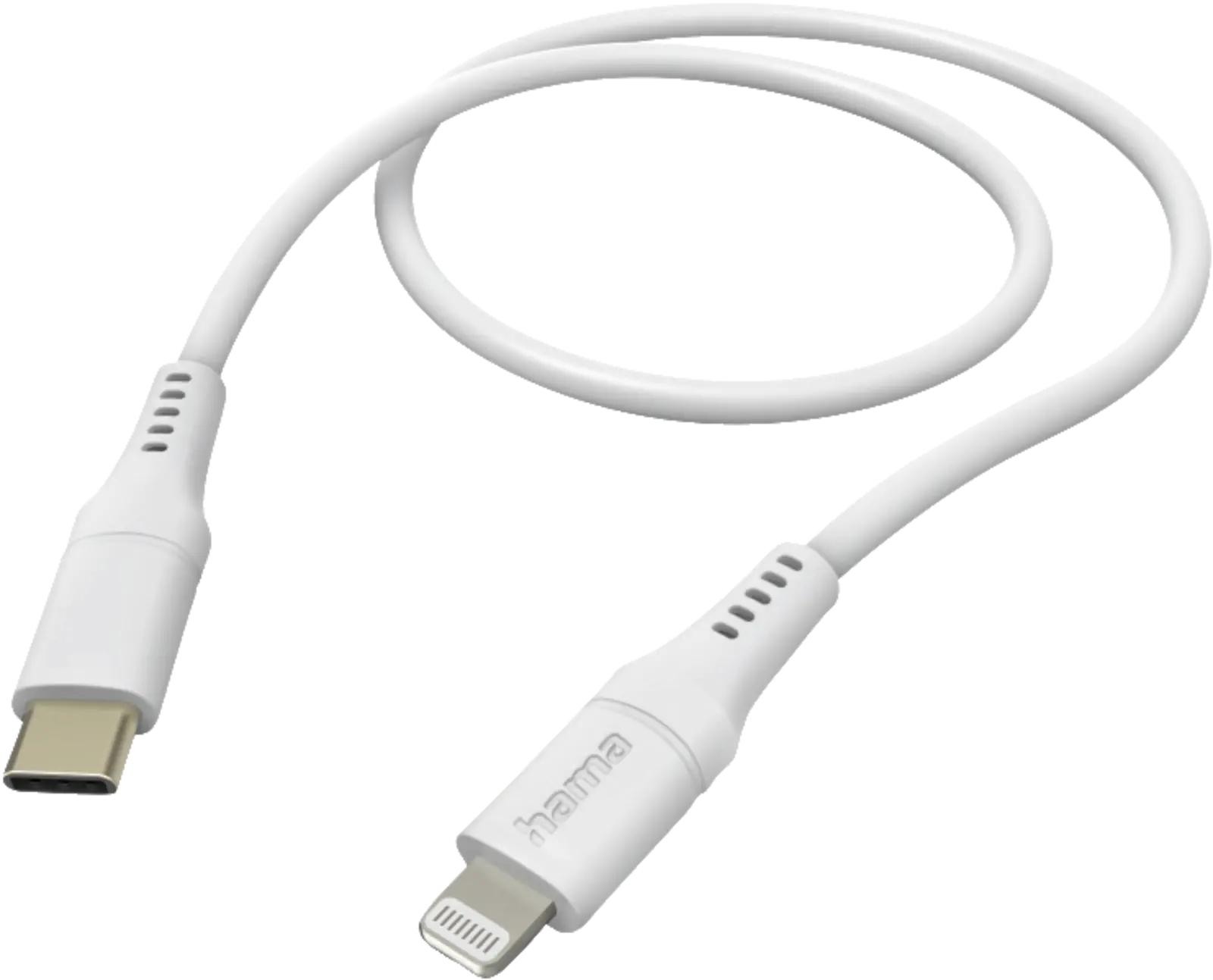 USB-Silikonenkabel, USB-C naar Lightning, 1,5 m