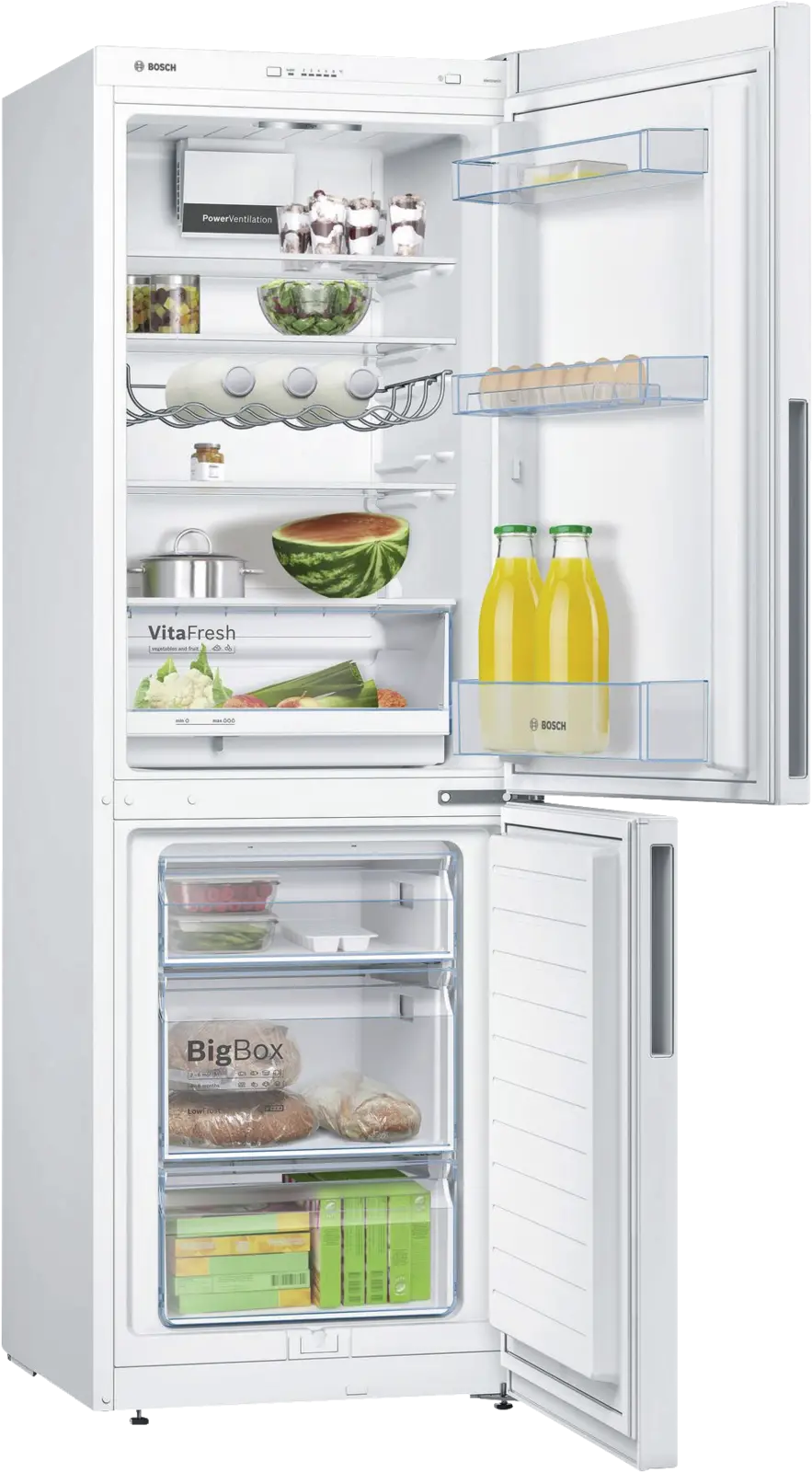 BOSCH KGV33VWEAS Serie 4 Koel-vriescombinatie