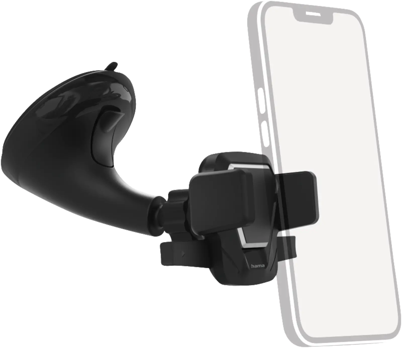Universele Smartphonehouder Easy Snap, met zuignap