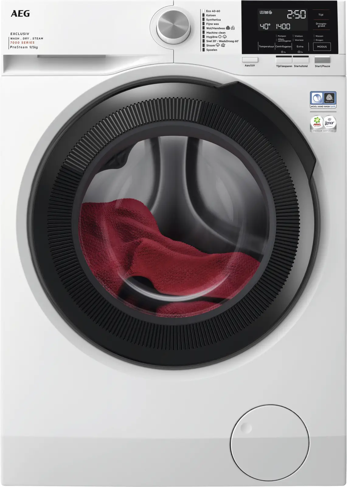 AEG LWR739X64 7000 ProSteam Was-droogcombinatie
