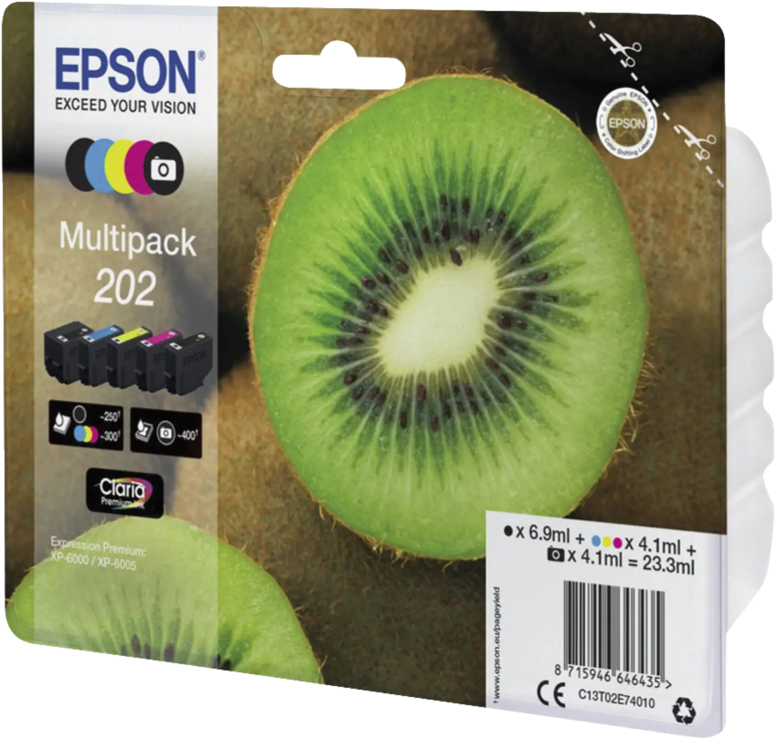 Epson C13T02E74020 inkt multipack 202