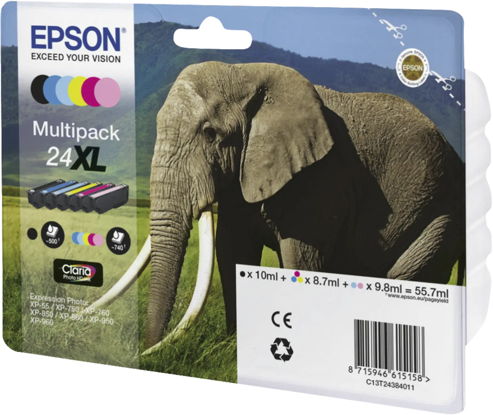 Epson C13T24384021  inkt multipack 24XL