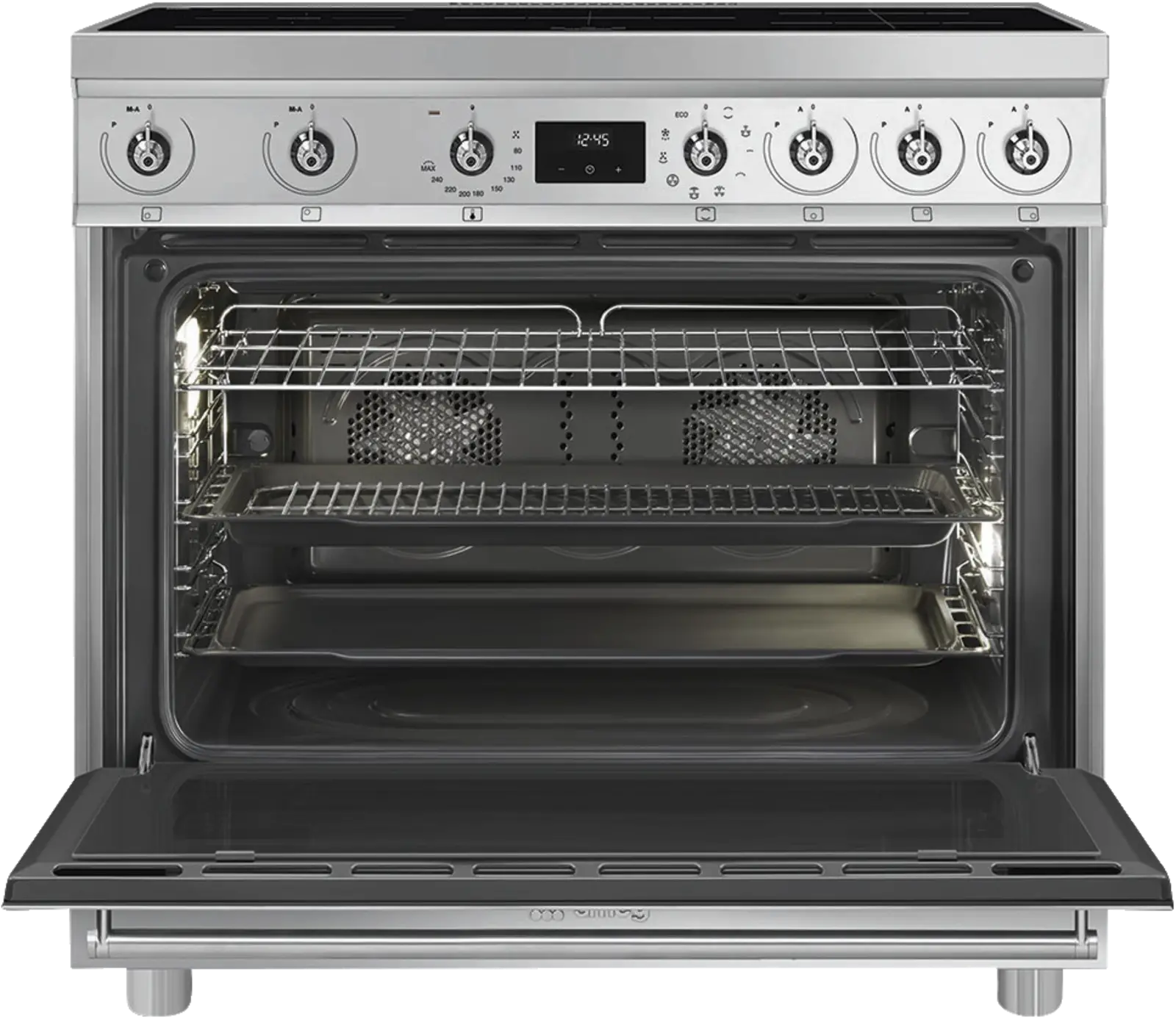SMEG C9IMX2 Classici Esthetisch Fornuis met Inductiekookplaat - 90 x 60 cm 