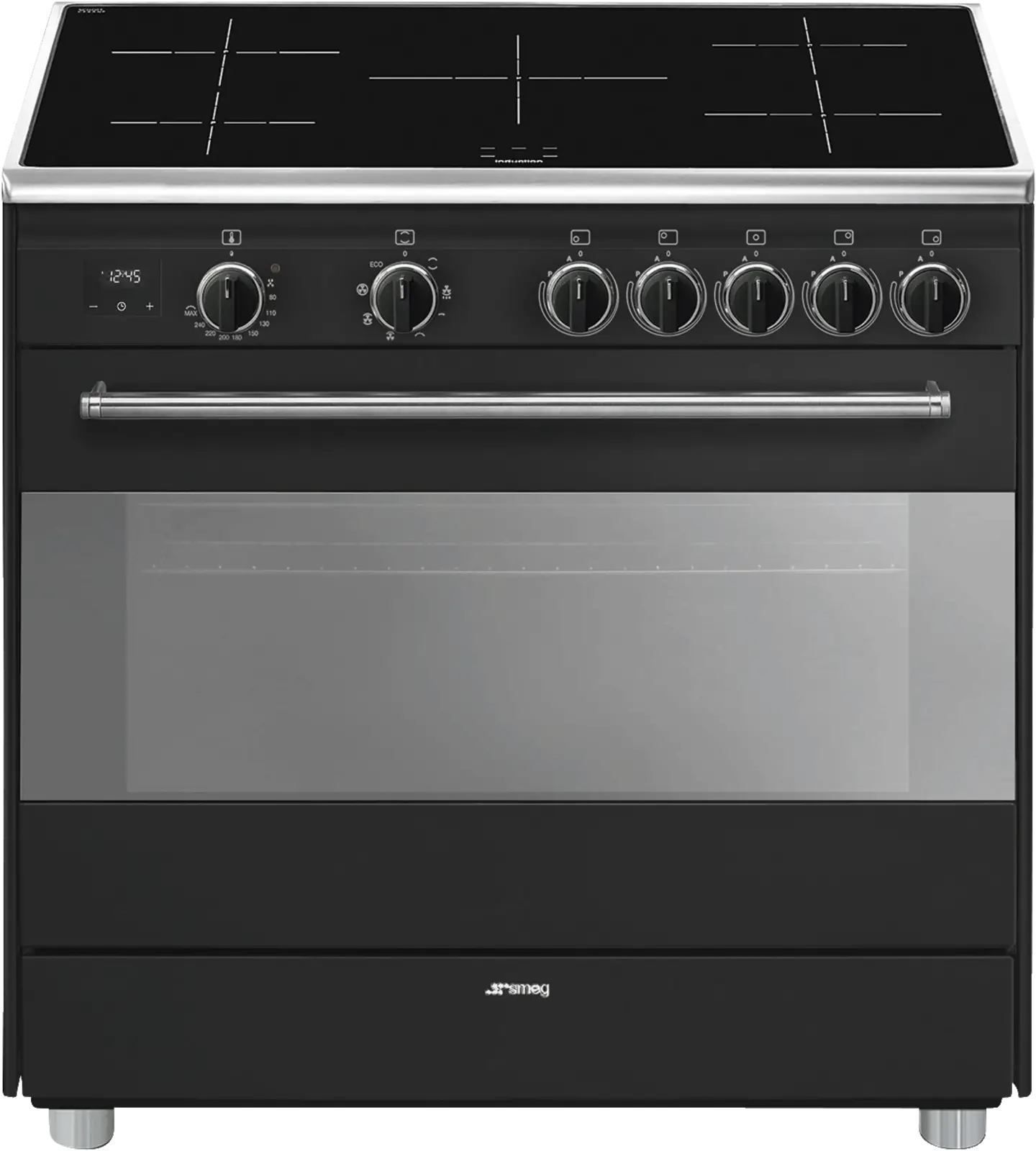 SMEG BG91IAN2 Classici Esthetisch Fornuis met Inductie Kookplaat - 90 x 60 cm