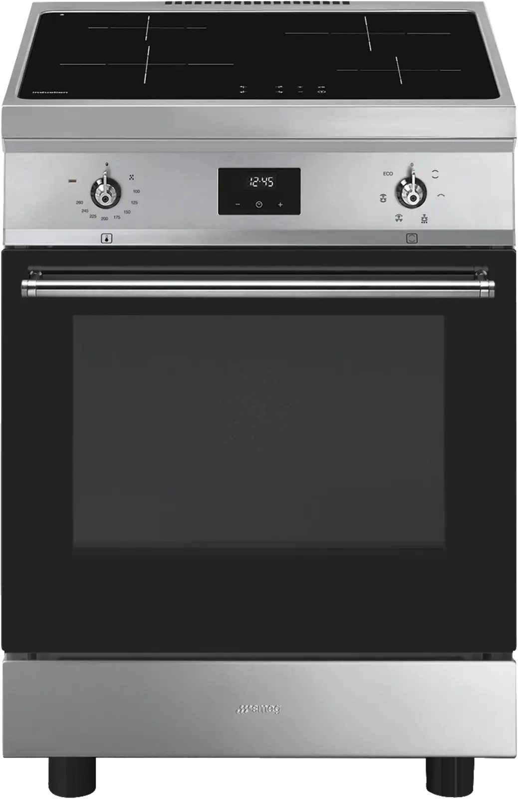 SMEG C6IMXT2 Classici Esthetisch Fornuis met Inductie Kookplaat - 60 x 60 cm