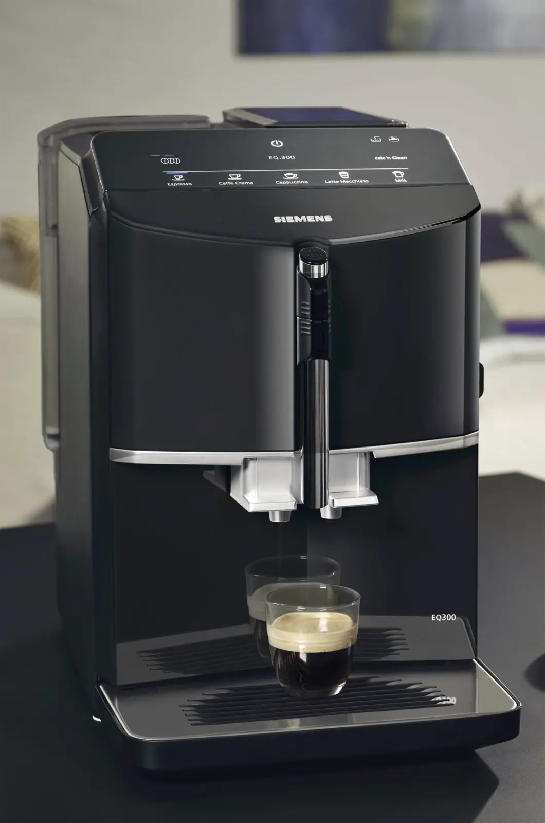Siemens TF301E19 EQ300 Volautomatische Koffiemachine - Piano Zwart