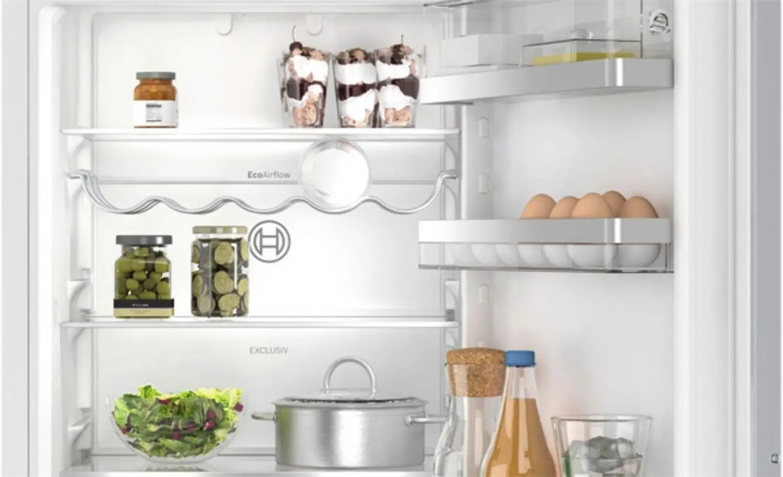 BOSCH KIN86EDD0 Serie 6 EXCLUSIV Inbouw Koel-vriescombinatie