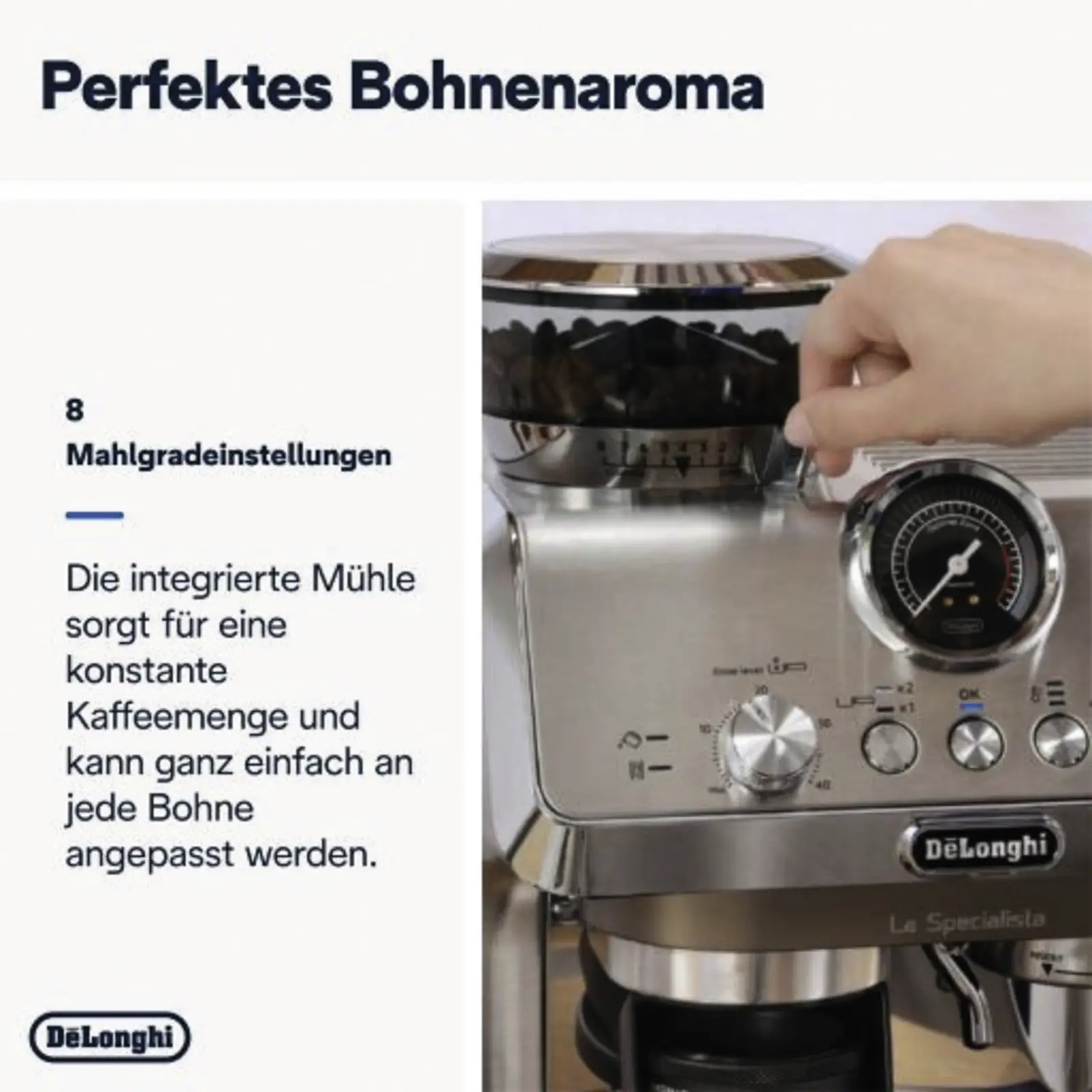 DeLonghi EC9255.M La Specialista Arte Evo pompdruk espressomachine
