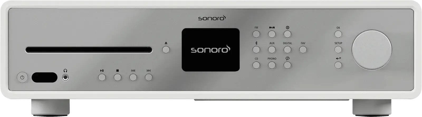 Sonoro Maestro X wit - mat zilver  