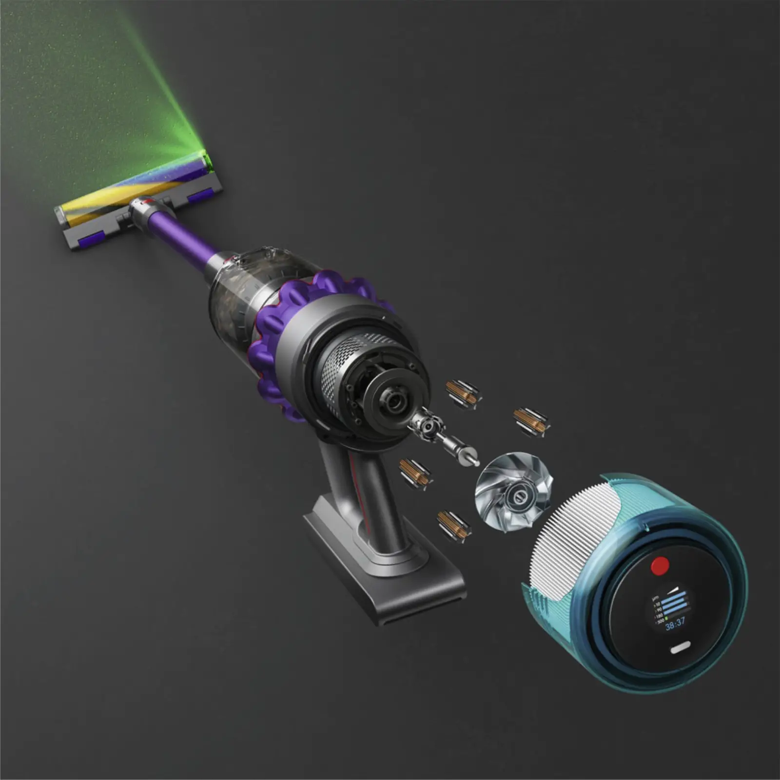 Dyson Gen5detect Absolute Steelstofzuiger