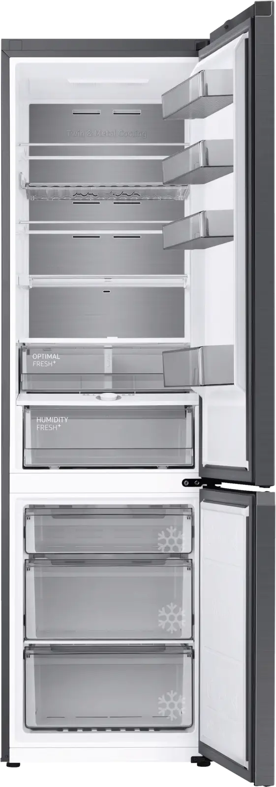 Samsung RB38C776ASR/EF Koel-vriescombinatie