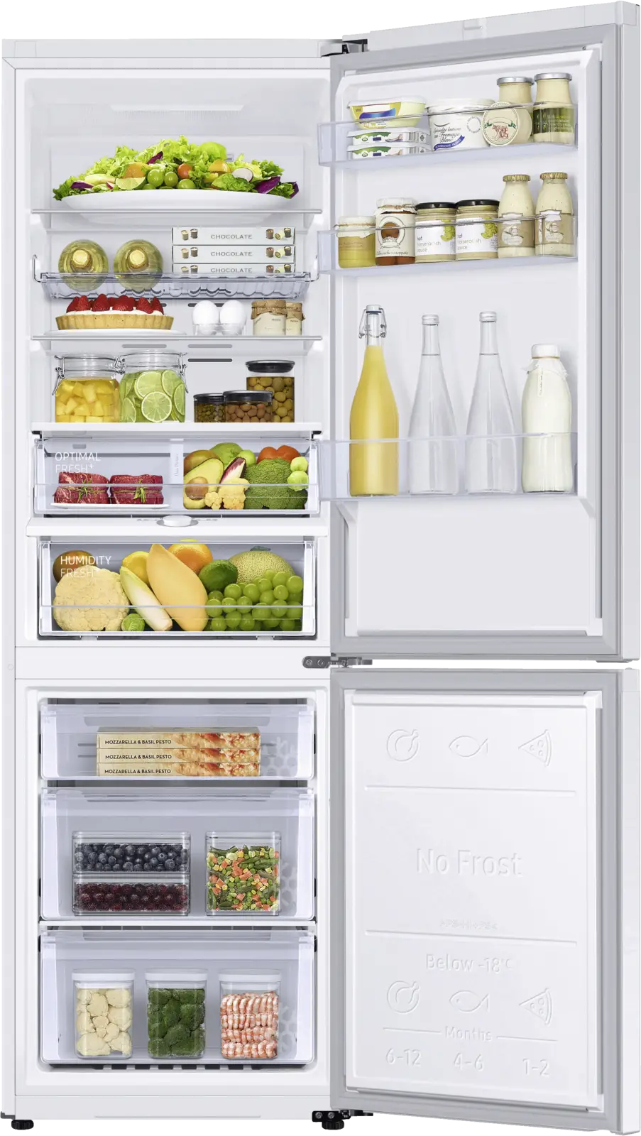 Samsung RB34C605CWW/EF Koel-vriescombinatie