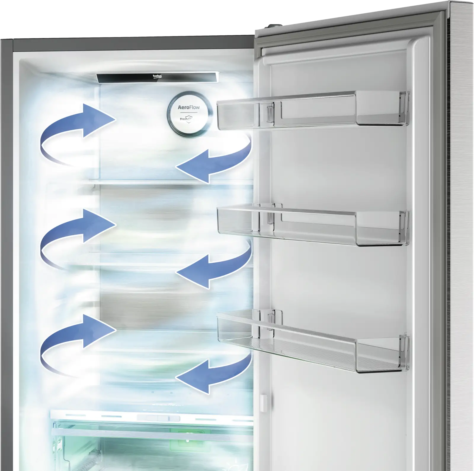 Beko B5RCNA366HG Koel-vriescombinatie