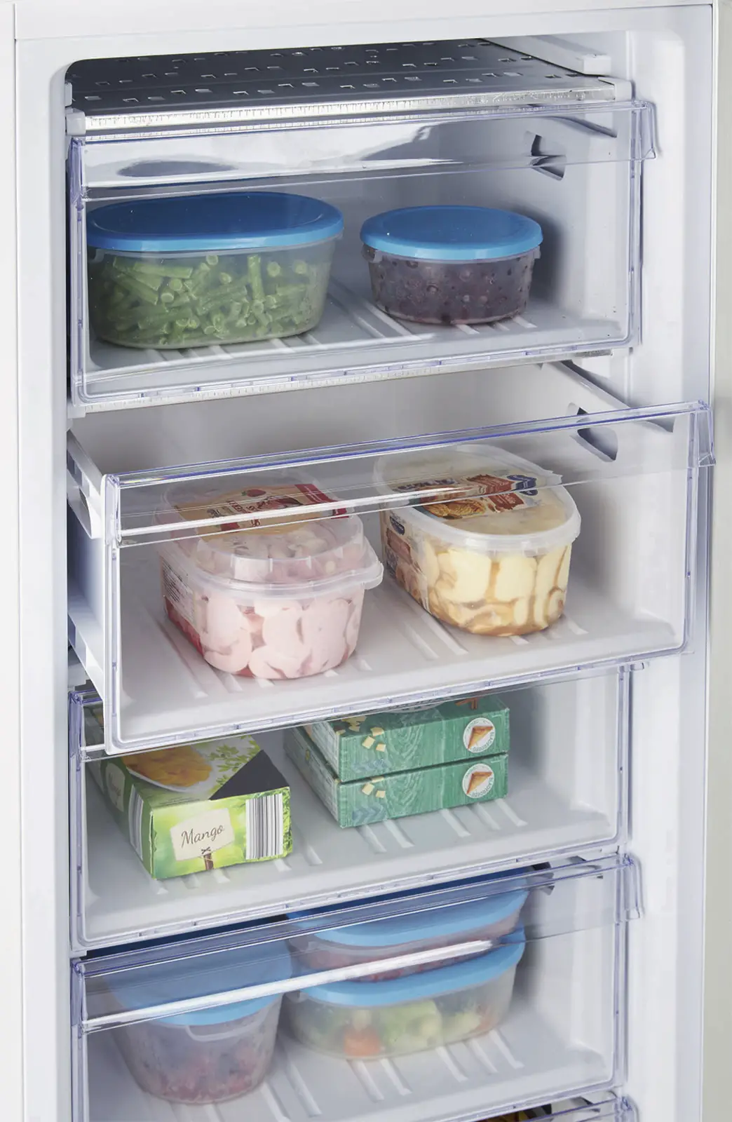 Beko RFSA210K40WN vrijstaande vriezer 