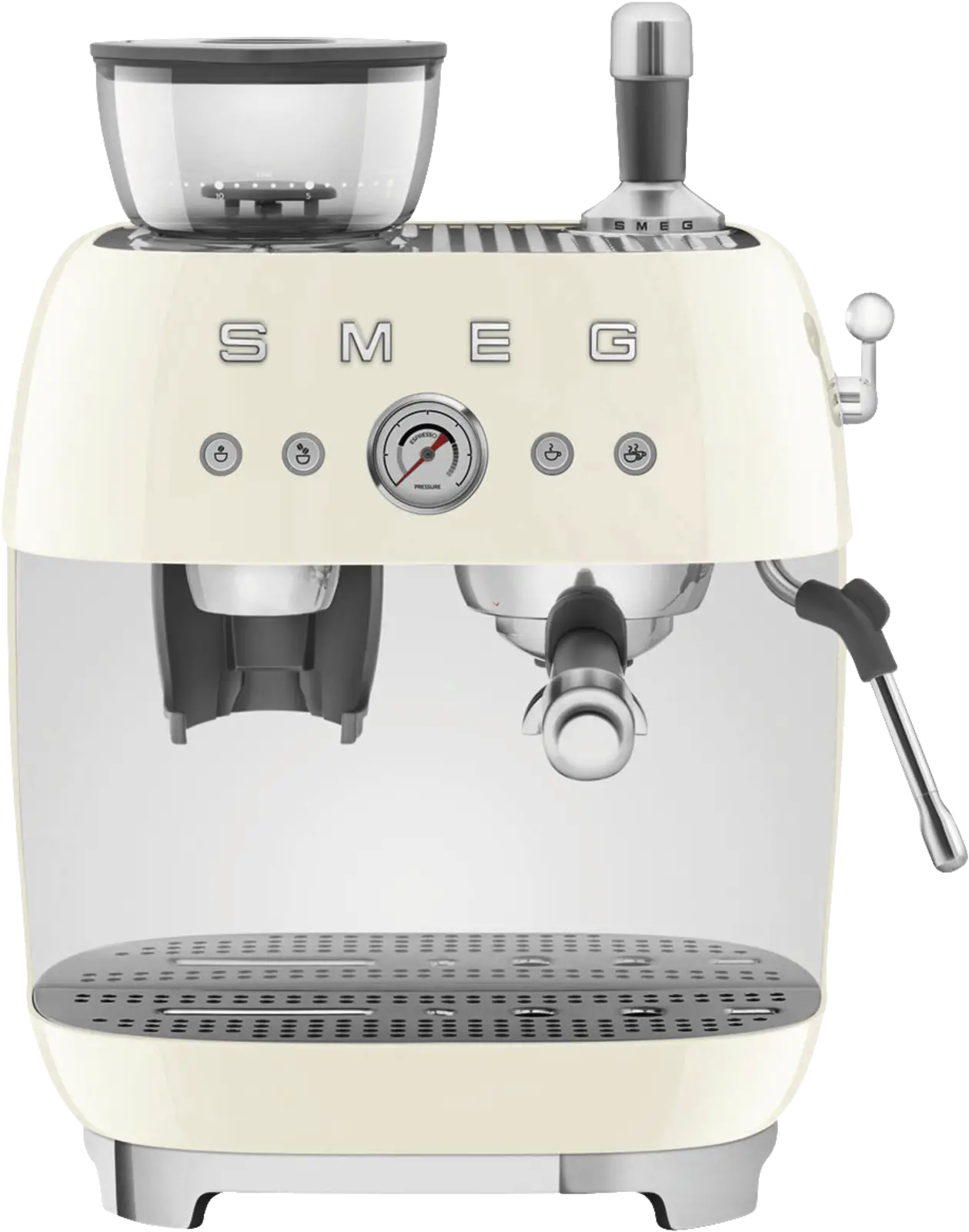 SMEG EGF03CREU Handmatige Espressomachine 50's Style - Creme