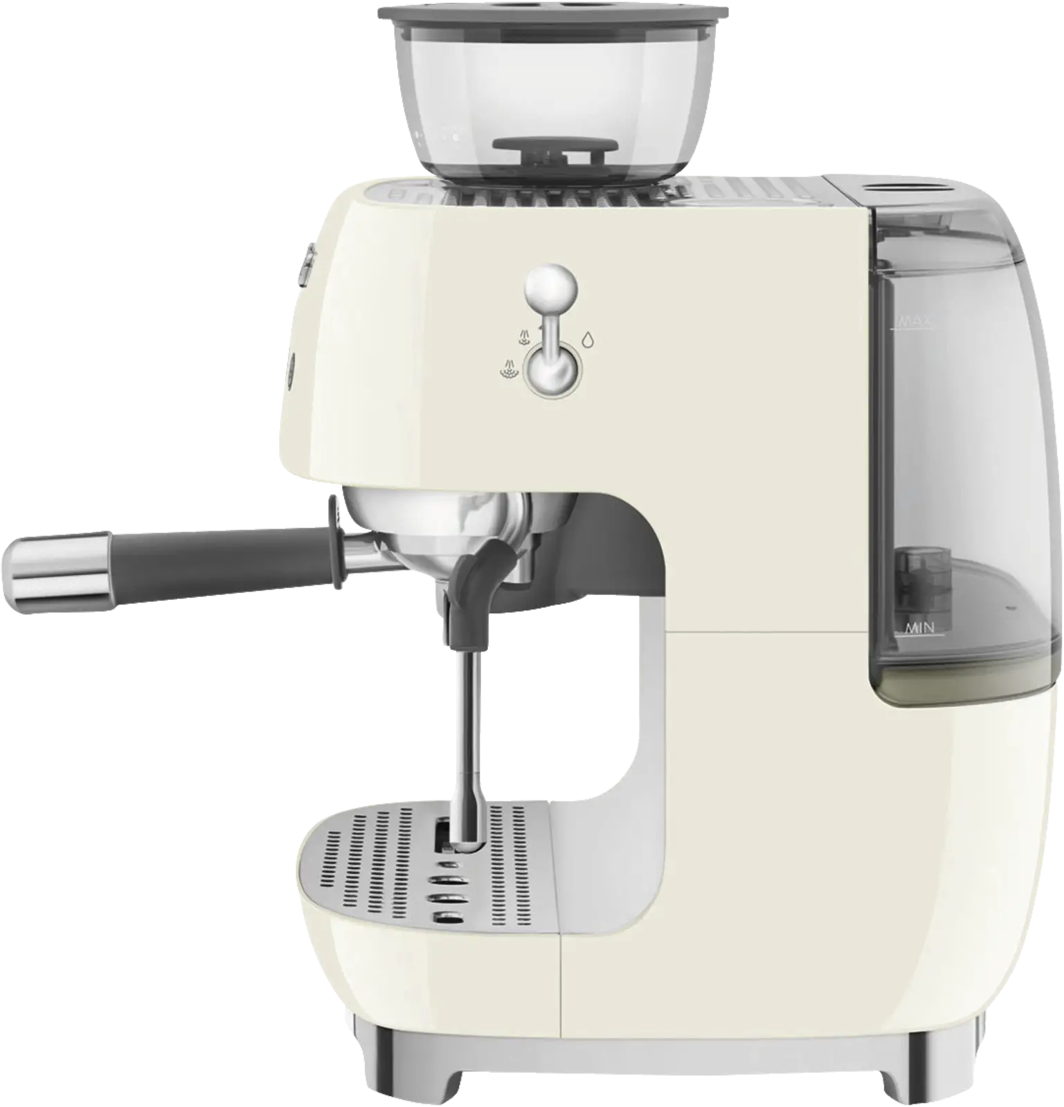 SMEG EGF03CREU Handmatige Espressomachine 50's Style - Creme