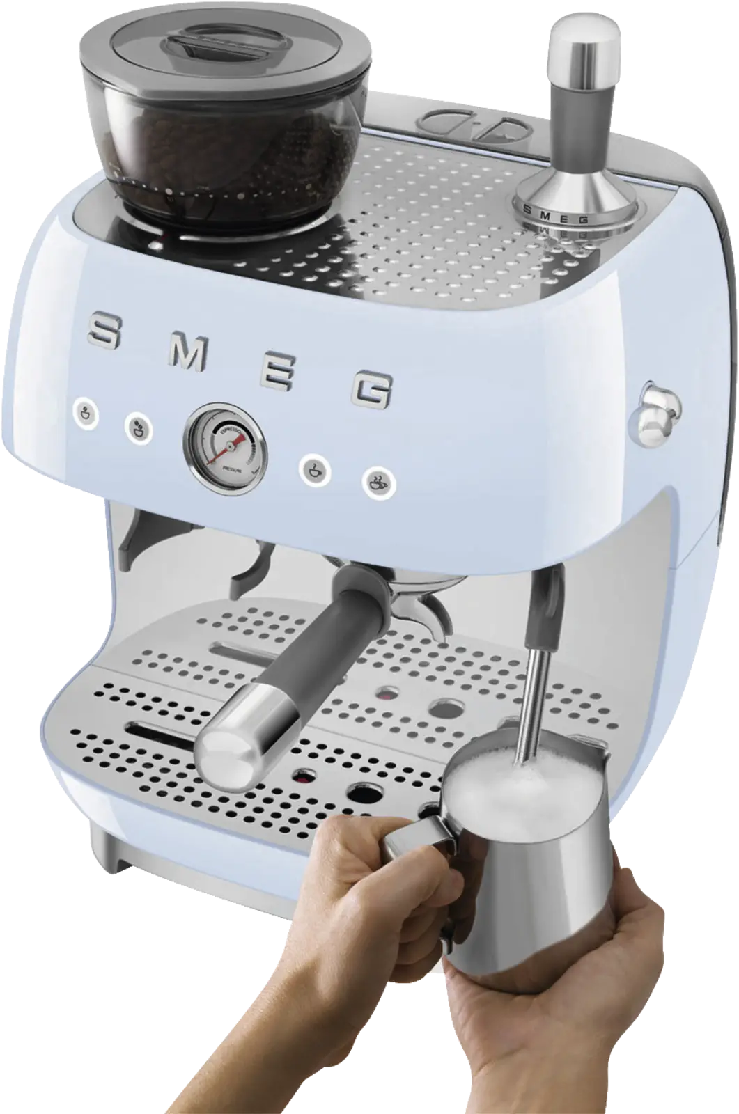 SMEG EGF03PBEU 50's Style Handmatige Espressomachine