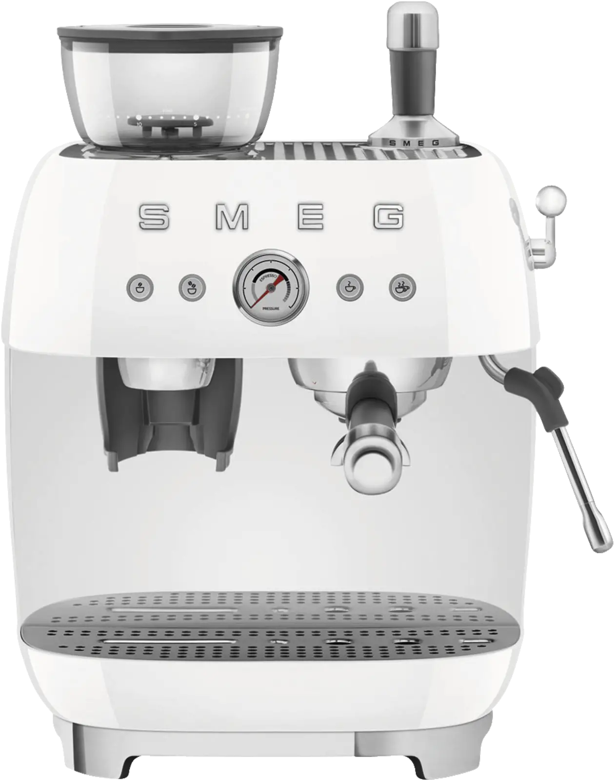 SMEG EGF03WHEU 50's Style Handmatige Espressomachine
