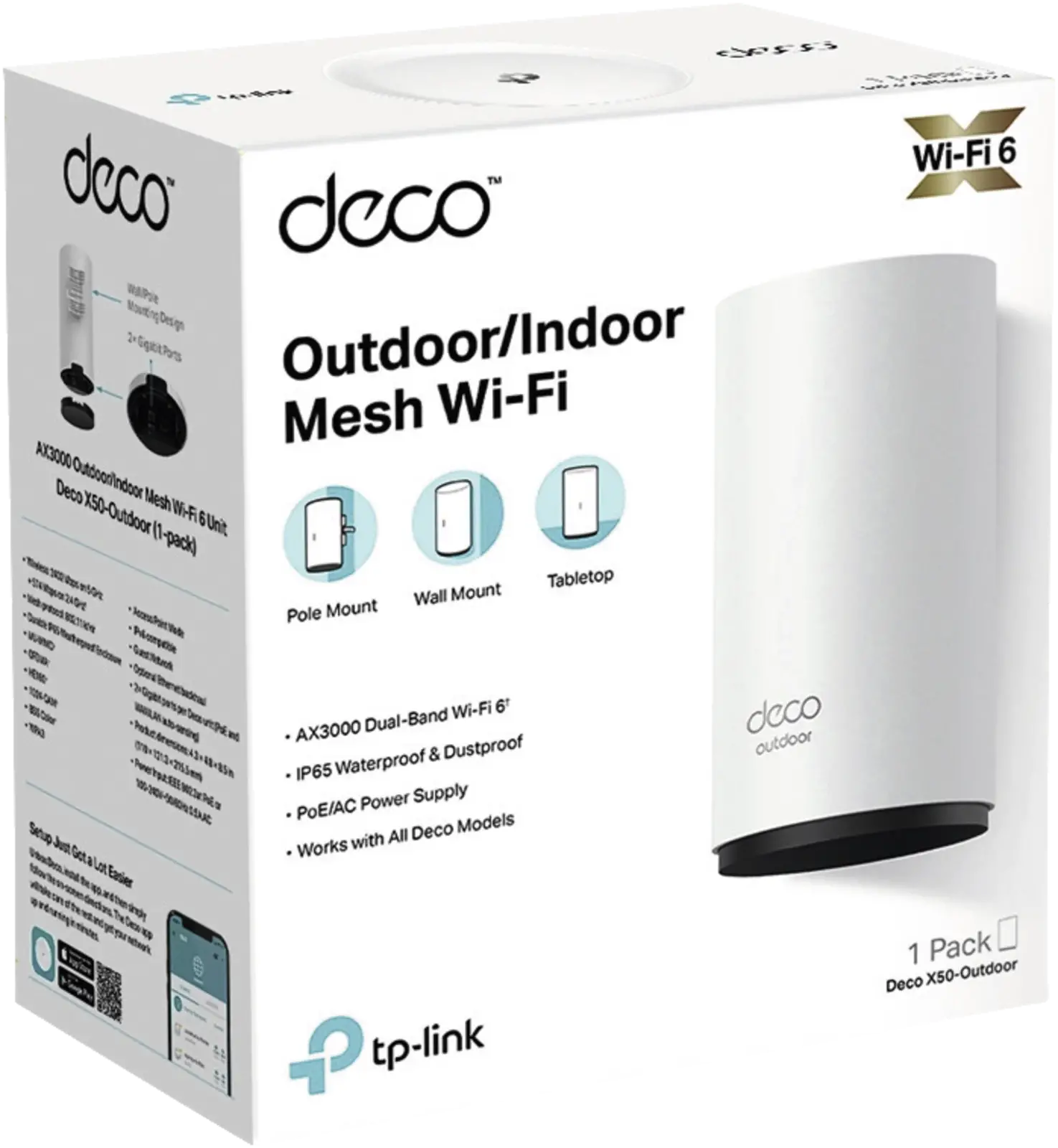 TP-Link Deco X50 Outdoor Mesh-WiFi
