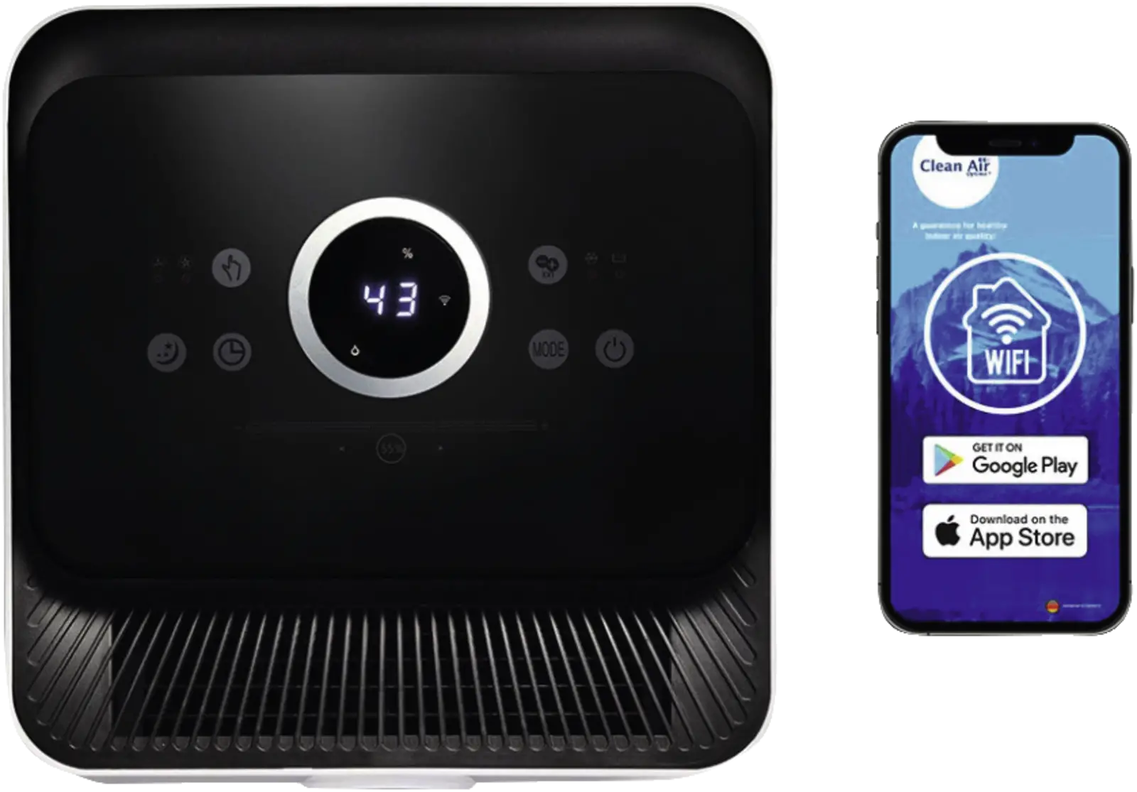Clean Air CA-707 Smart Luchtontvochtiger en Luchtreiniger