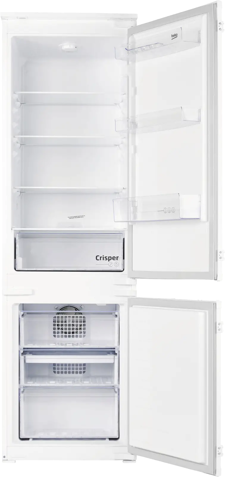 Beko BCHA275K41SN geïntegreerde koel-vriescombinatie