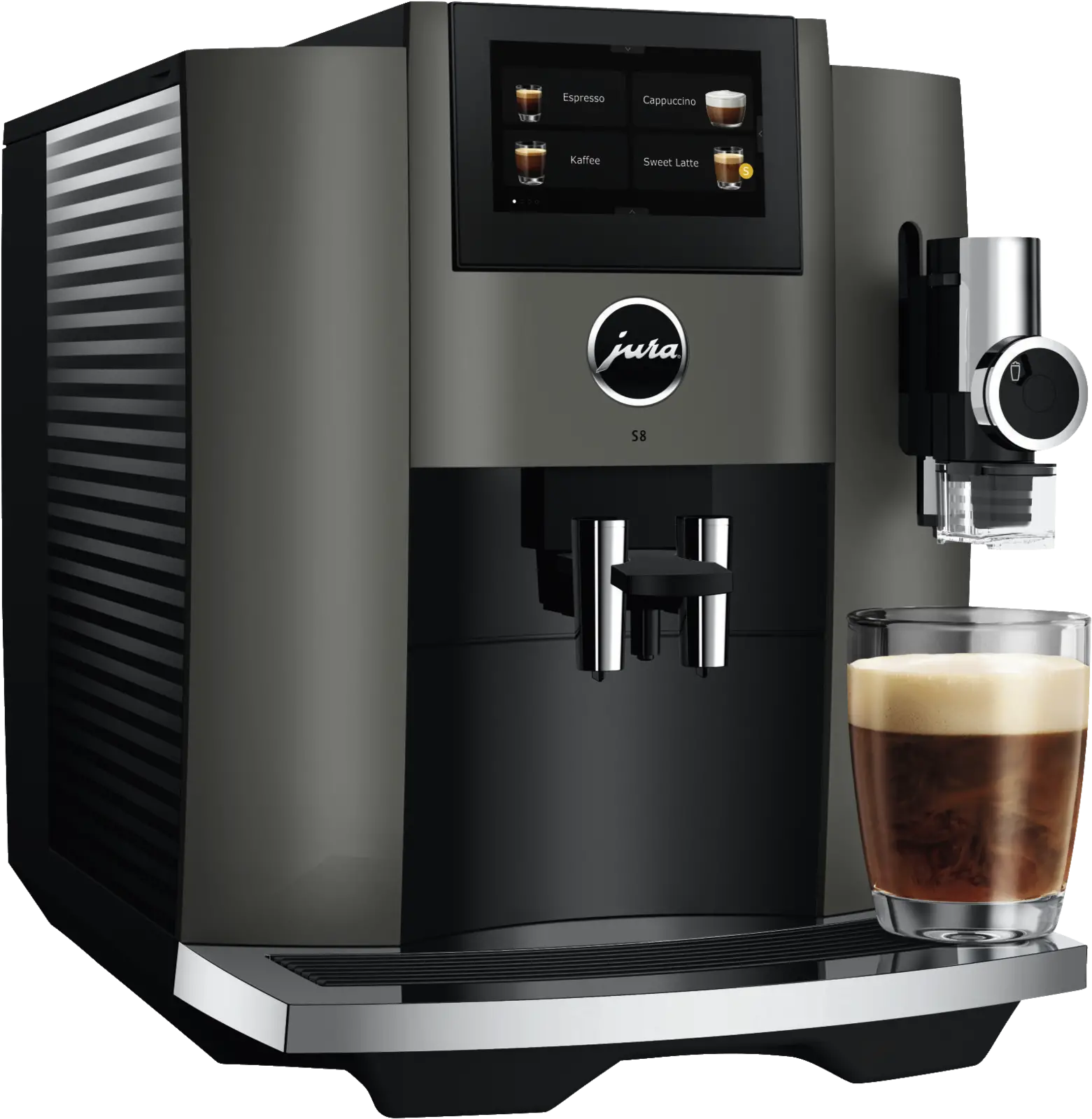 JURA S8 Dark Inox (EB) Volautomatische Koffiemachine