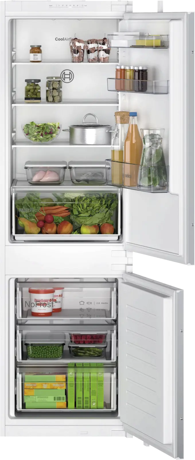 BOSCH KIN86NSE0 Serie 2 Inbouw Koel-vriescombinatie