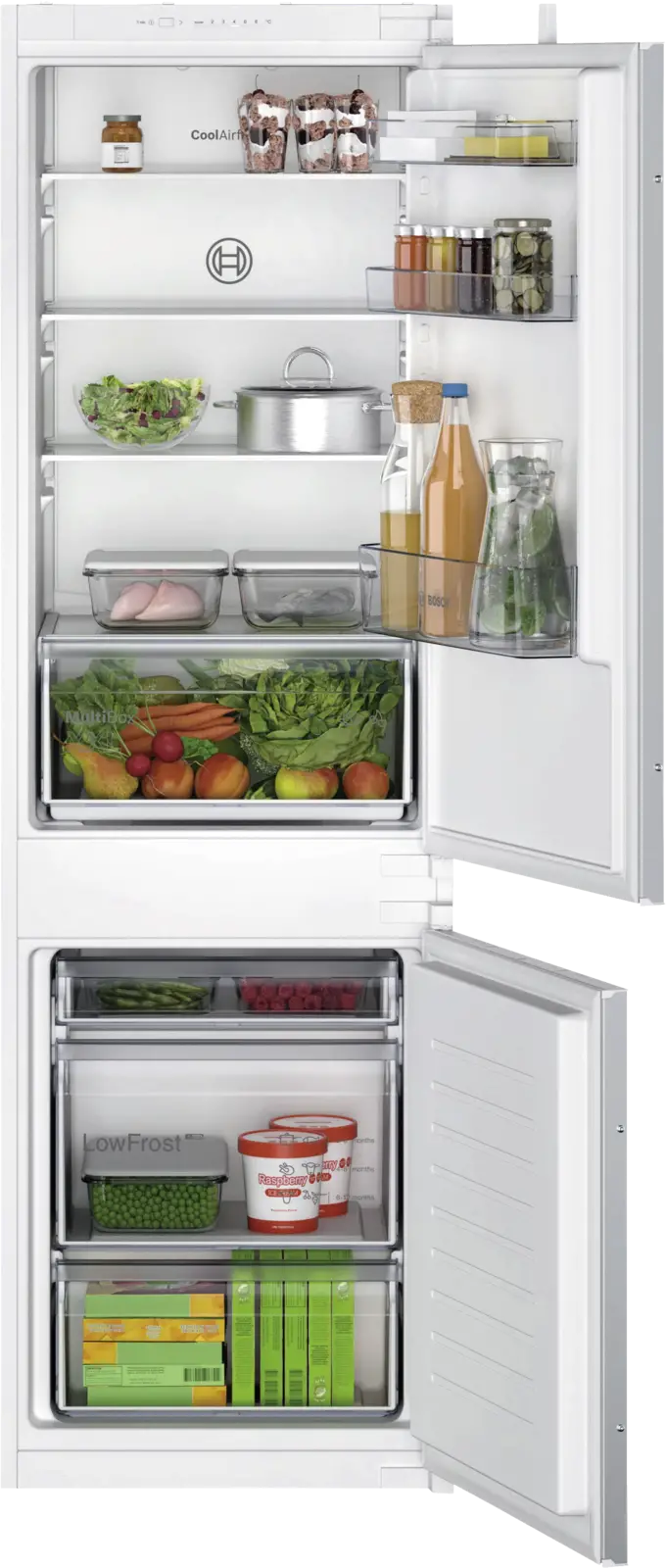 BOSCH KIV86NSE0 Serie 2 Inbouw Koel-vriescombinatie