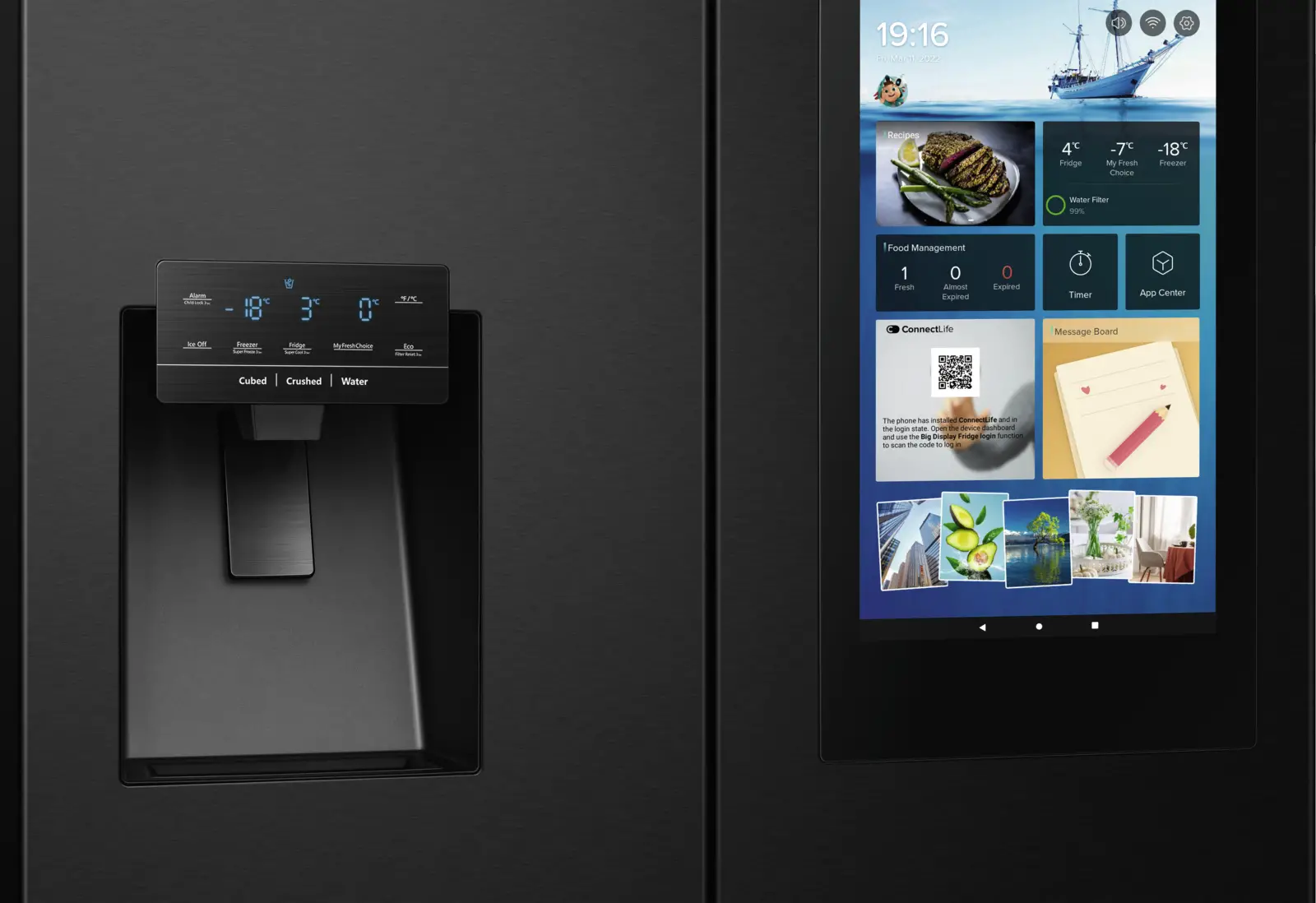 Hisense RQ760N4IFE Cross Door Amerikaanse Koelkast