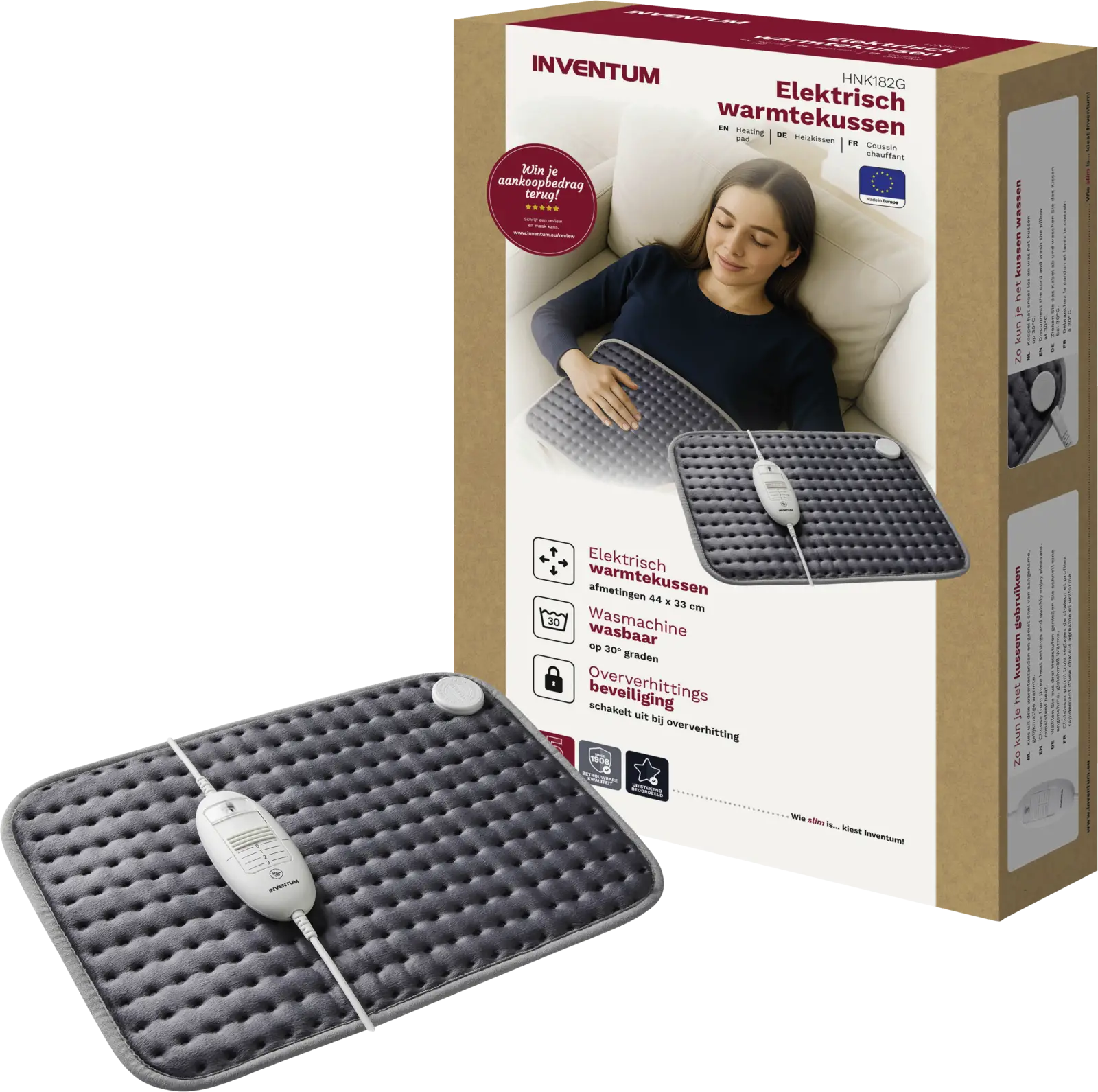 Inventum HNK182G Warmtekussen