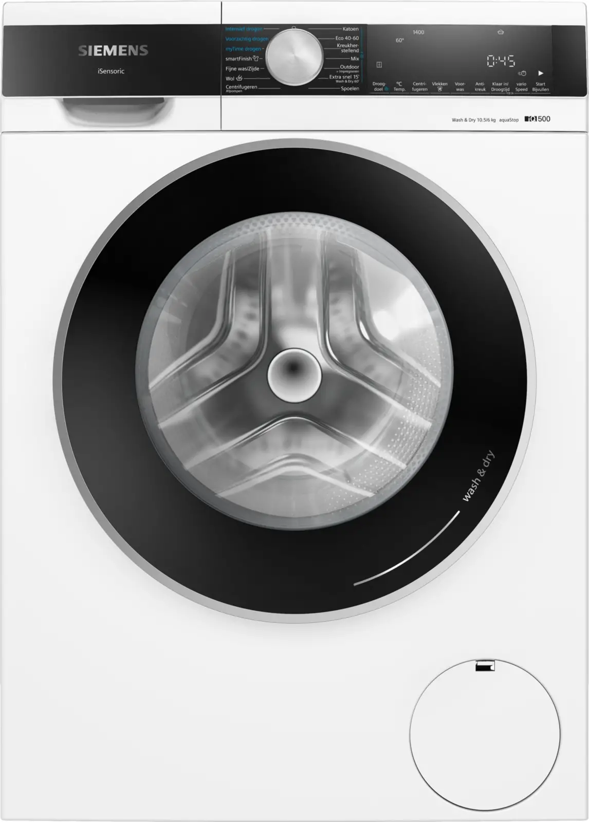 Siemens WN54G205NL was-droogcombinatie 