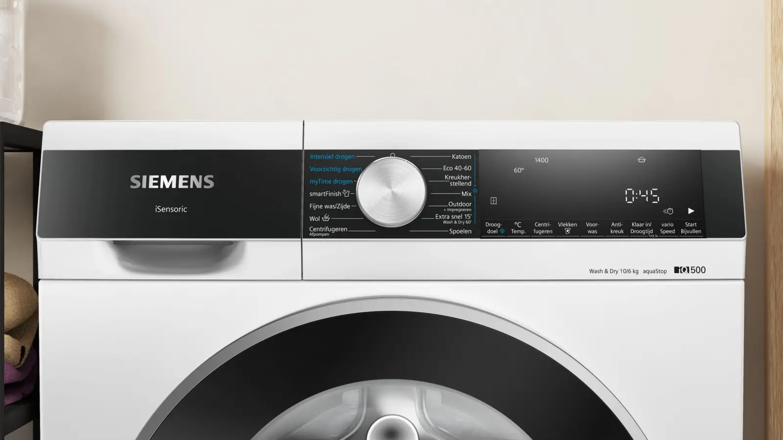 Siemens WN54G205NL was-droogcombinatie 