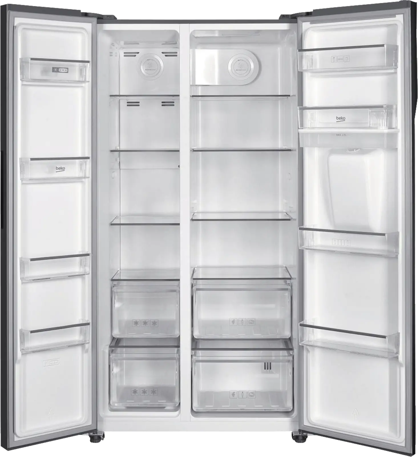 Beko GNO5322WDXPN Side-by-side Koel-vriescombinatie
