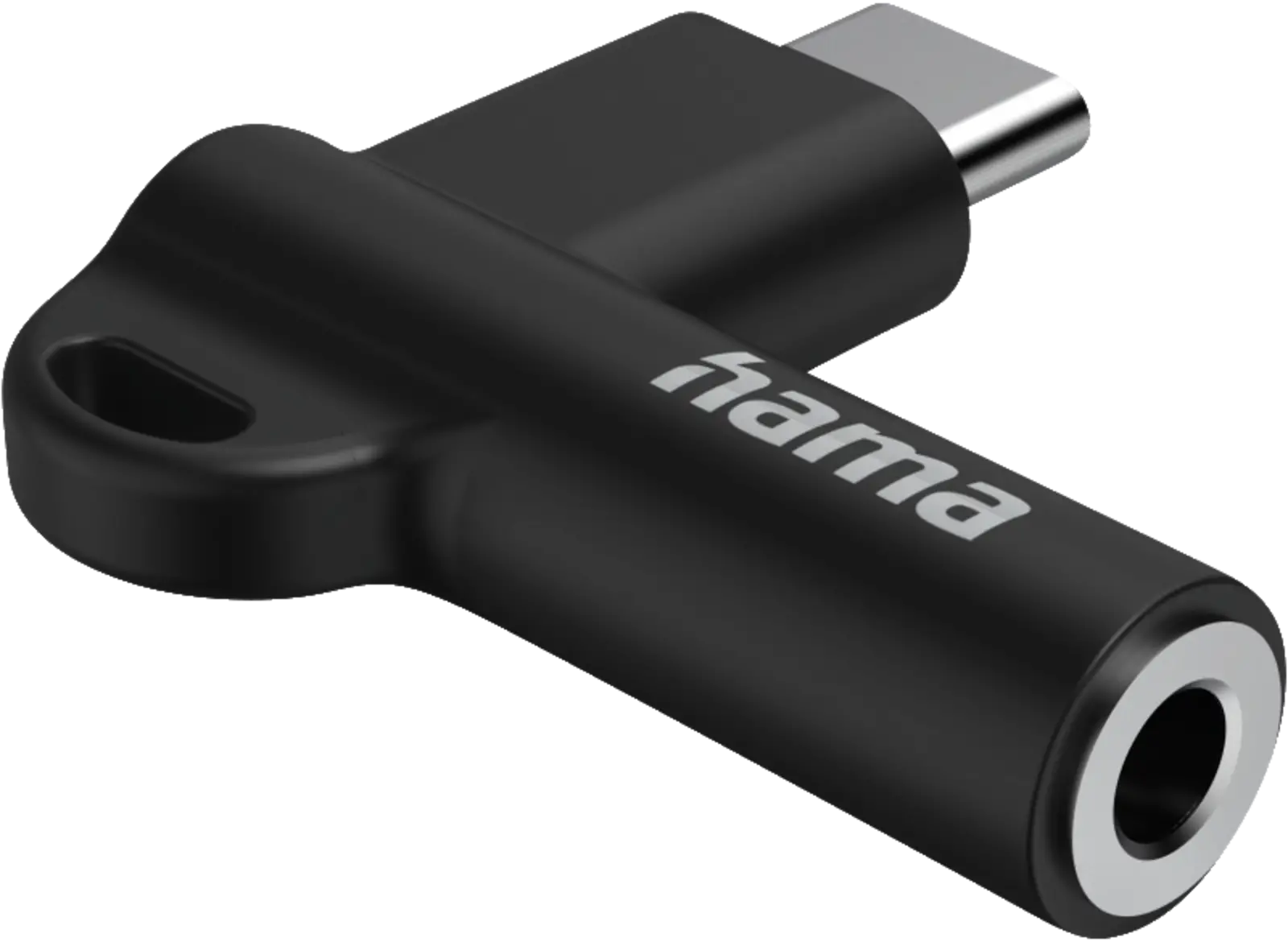 Aux-adapter USB-C-3.5mm jack aansluiting, 90 hoekstekker