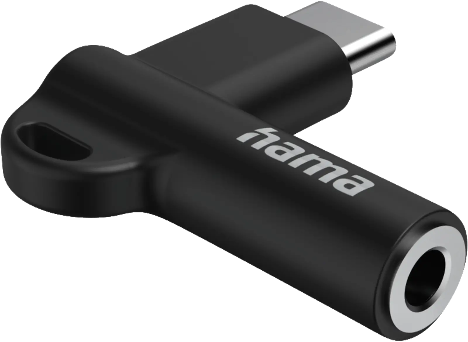 Aux-adapter USB-C-3.5mm jack aansluiting, 90 hoekstekker