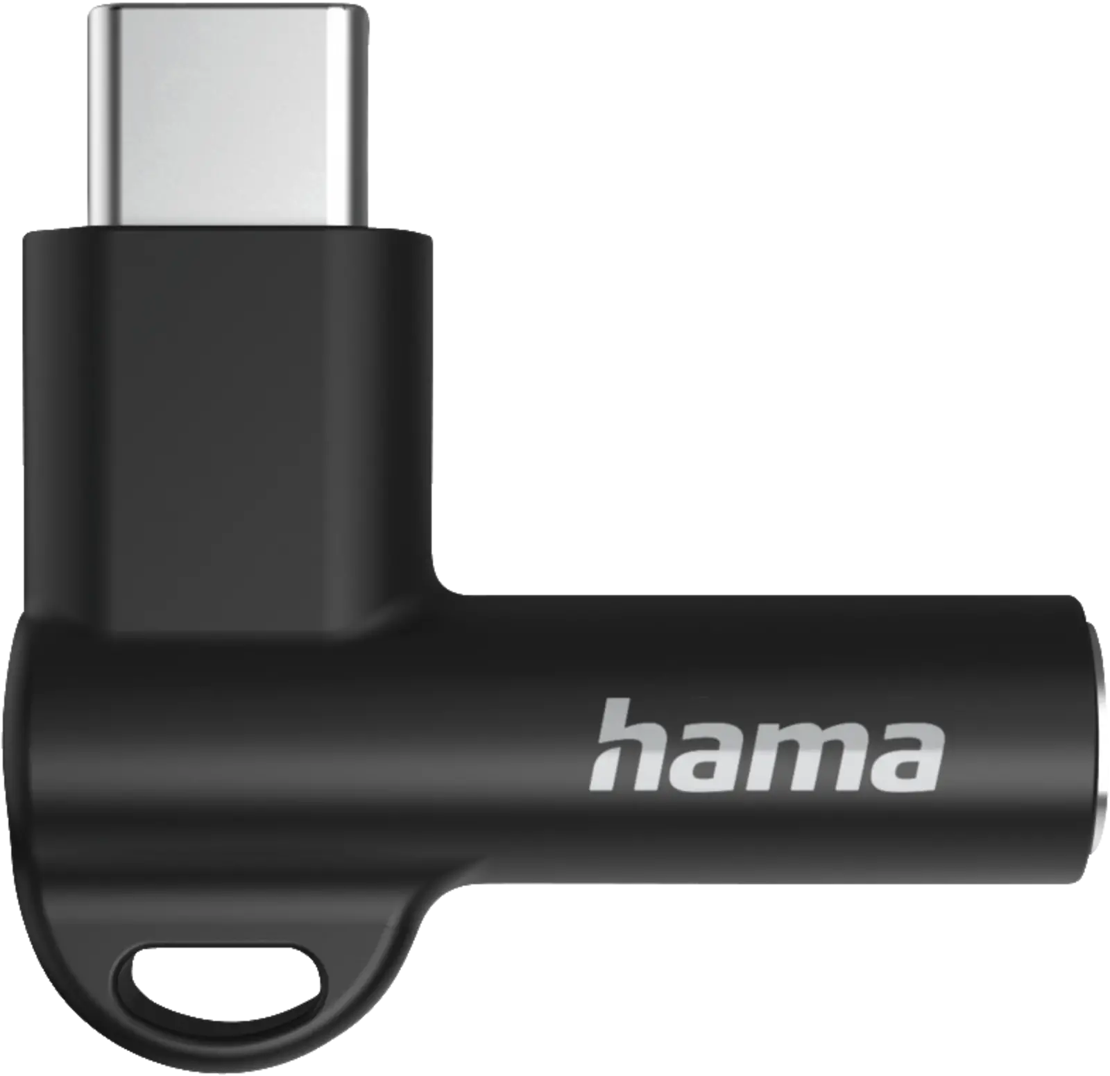 Aux-adapter USB-C-3.5mm jack aansluiting, 90 hoekstekker