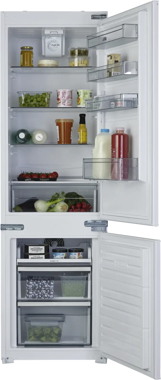 ETNA KCS6178NOF inbouw sleepdeur koel-vriescombinatie