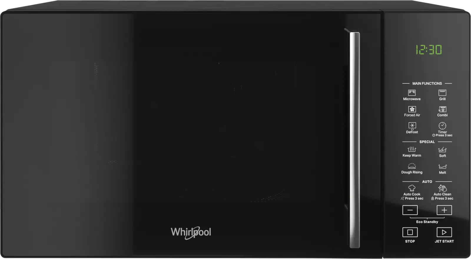 Whirlpool MWP 295 B Vrijstaande Magnetron - Zwart