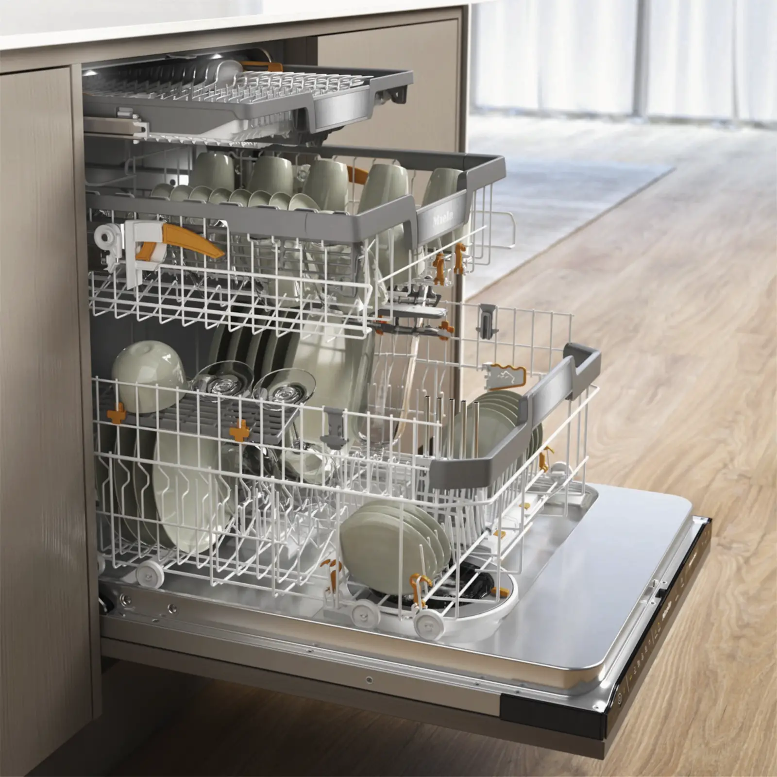 Miele G 7760 SCVi AutoDos Obsidiaanzwart Vaatwasser
