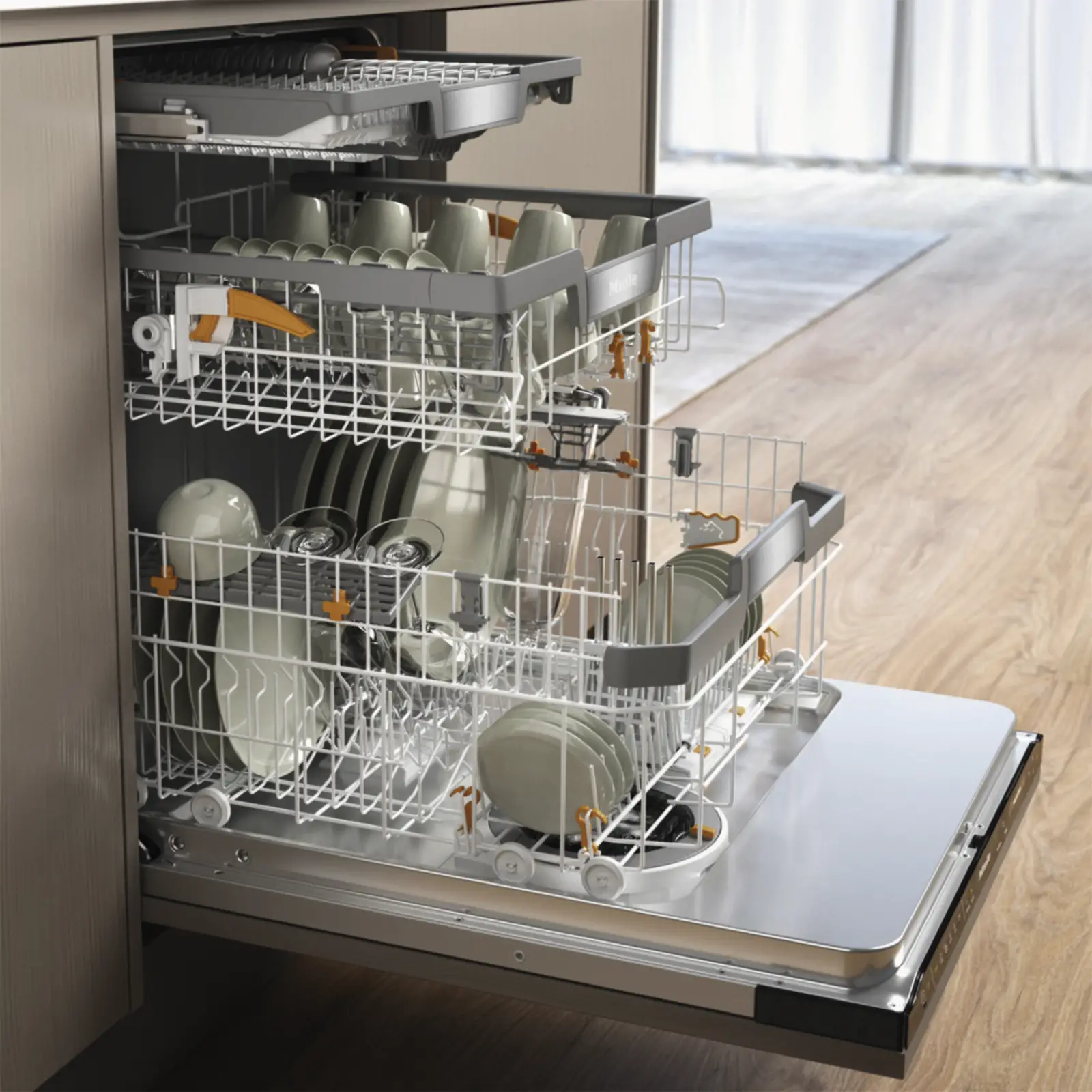 Miele G 7678 SCVi XXL AutoDos Excellence volledig geïntegreerde vaatwasser