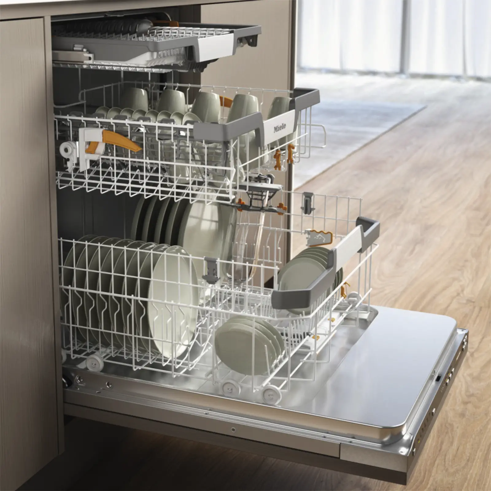 Miele G 7385 SCVi XXL FF RVS volledig geïntegreerde vaatwasser