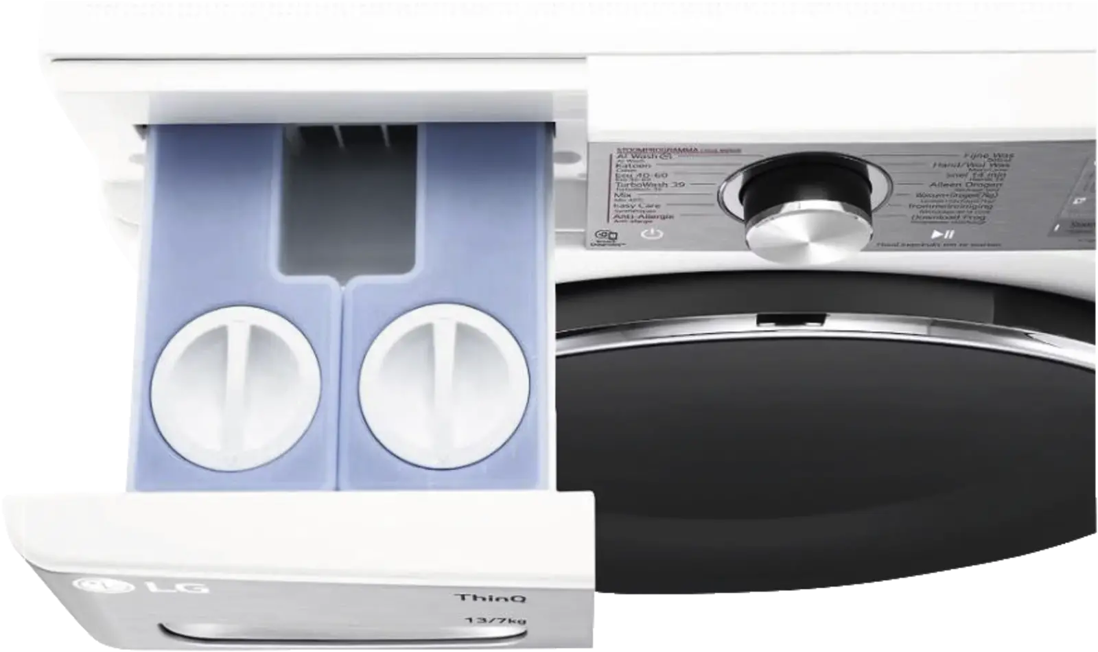 LG F4DR9537S2W Was-droogcombinatie